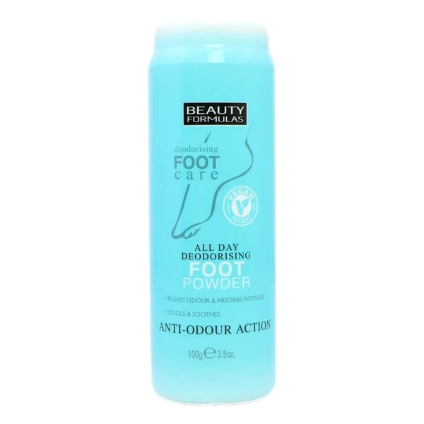 Beauty Formulas Deodorising Foot Powder Moisture-Absorbing Freshness Formula 100g