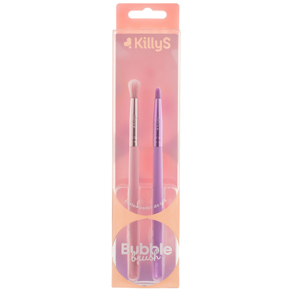 KillyS Bubble Eyeshadow Brush Set Pastel Makeup Brushes for Precise Application and Blending