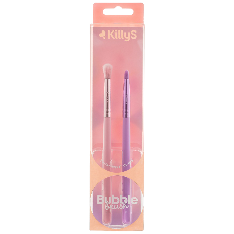 KillyS Bubble Eyeshadow Brush Set Pastel Makeup Brushes for Precise Application and Blending