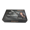 Rebune RE-2094-2 Hair Styler 1200W with 2 Removable Brush Attachments, Matte Black