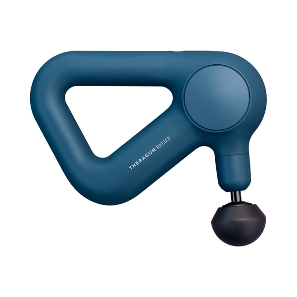 Therabody Theragun Relief Massage Device, Portable Ergonomic Design, Navy Blue