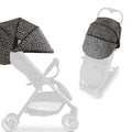 Hauck Swift X Stroller Canopy Leo Brown XL UPF 50+ Sun Shade