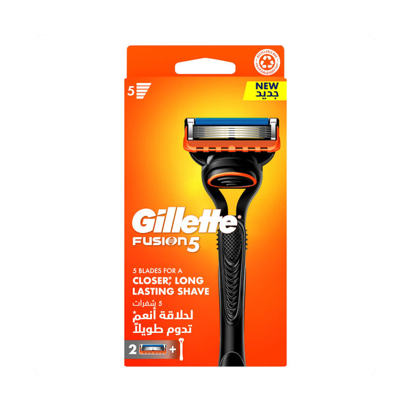 Gillette Fusion Disposable Razors 5 Blades Enhanced Lubrastrip 1 Kit
