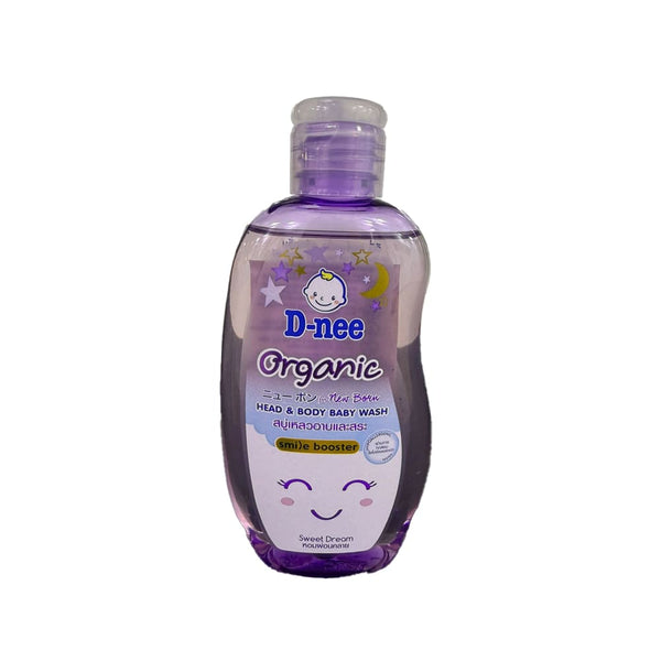 D-Nee Organic Newborn Baby Head & Body Wash Sweet Dream Fragrance 200ml