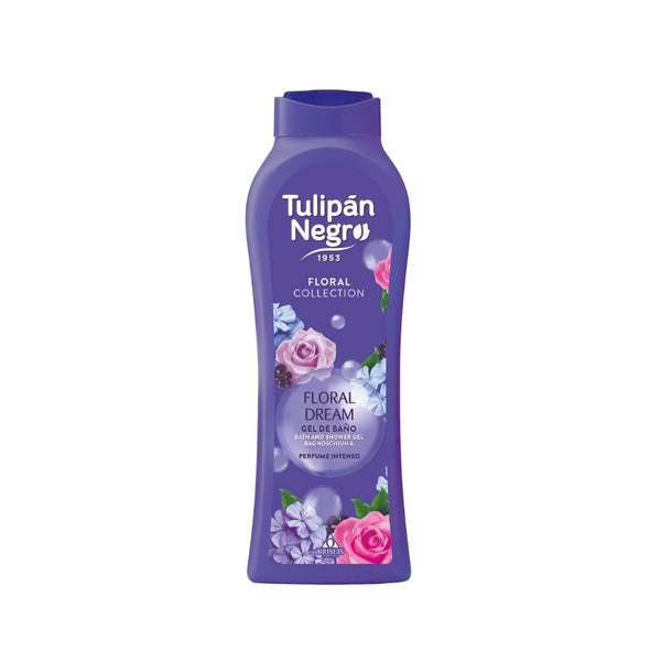 Tulipan Negro Floral & Amber Shower Gel, Moisturizing Creamy Lather, 650ml