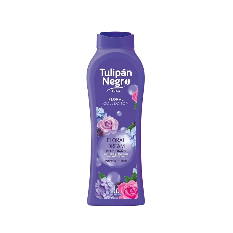 Tulipan Negro Floral & Amber Shower Gel, Moisturizing Creamy Lather, 650ml