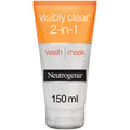 NEUTROGENA Visibly Clear & Protect 2-in-1 Facial Wash Mask with Salicylic Acid 150 ml