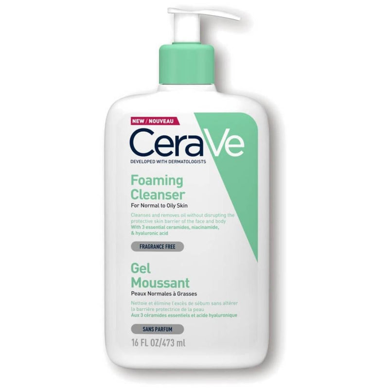 CeraVe Foaming Cleanser Gel for Normal to Oily Skin
