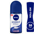 NIVEA Protect & Care Roll-On Antiperspirant Deodorant for Women