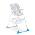 Hauck Sit N Fold High Chair Adjustable Tray Reclining Backrest Circles Multi