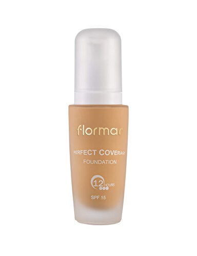 Flormar Perfect Coverage Foundation Liquid Natural Finish SPF 15 Beige 104 Vanille Clat