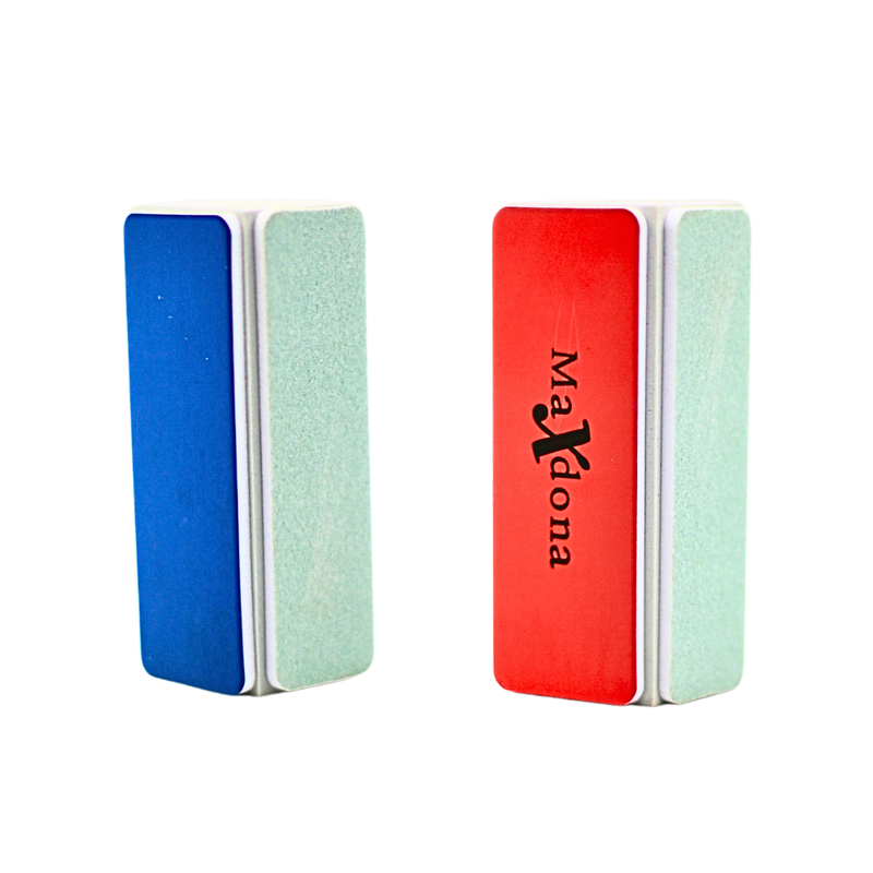 Max Donna 1x4 Sponge Nail File, 4-Sided Nail Buffer and Polisher