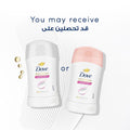 Dove Powder Soft Antiperspirant Deodorant Stick, 72-Hour, 40 g