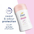Dove Powder Soft Antiperspirant Deodorant Stick, 72-Hour, 40 g