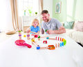 Hape Crazy Rollers Stack Track Wooden Marble Run, 50-Piece Set, Ages 3+