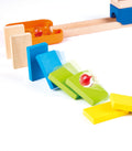 Hape Crazy Rollers Stack Track Wooden Marble Run, 50-Piece Set, Ages 3+