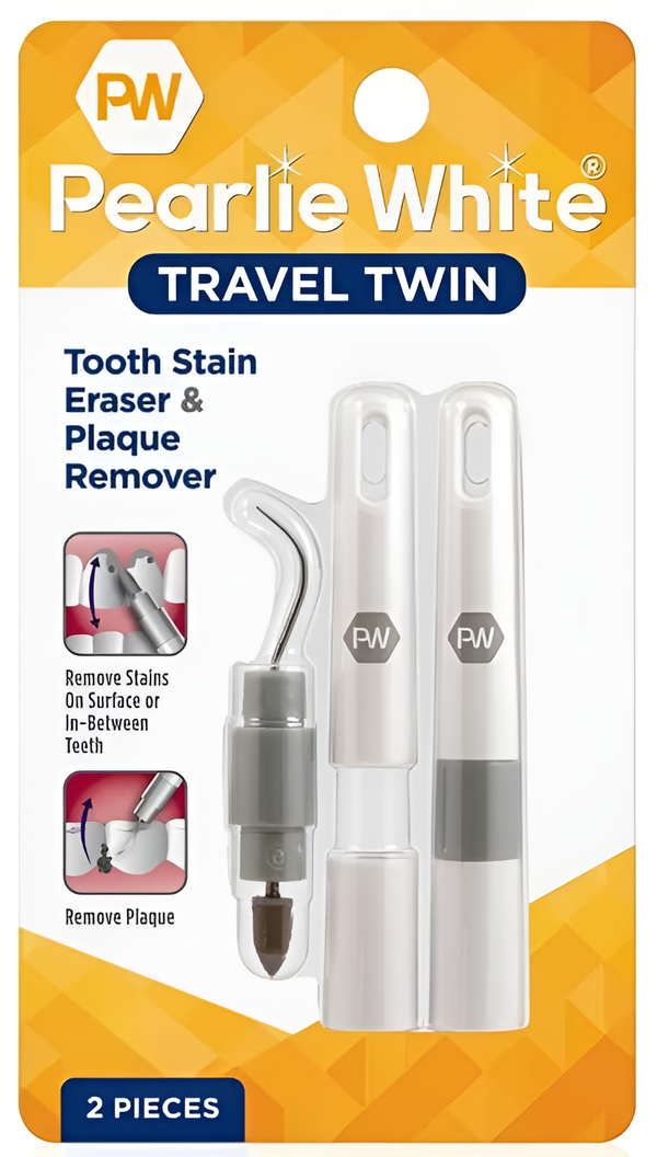 Pearlie White Plaque & Stain Remover, 2 Pieces