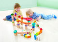 Hape Marble Run Race Track Wooden STEM Toy Set, 81 Pieces, Ages 3+