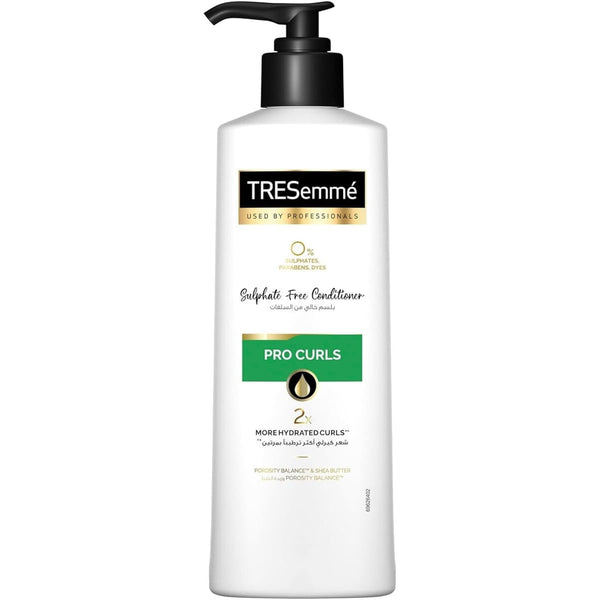 TRESemme Pro Curls Sulfate-Free Shampoo for Curly Hair, Shea Butter, 250 ml