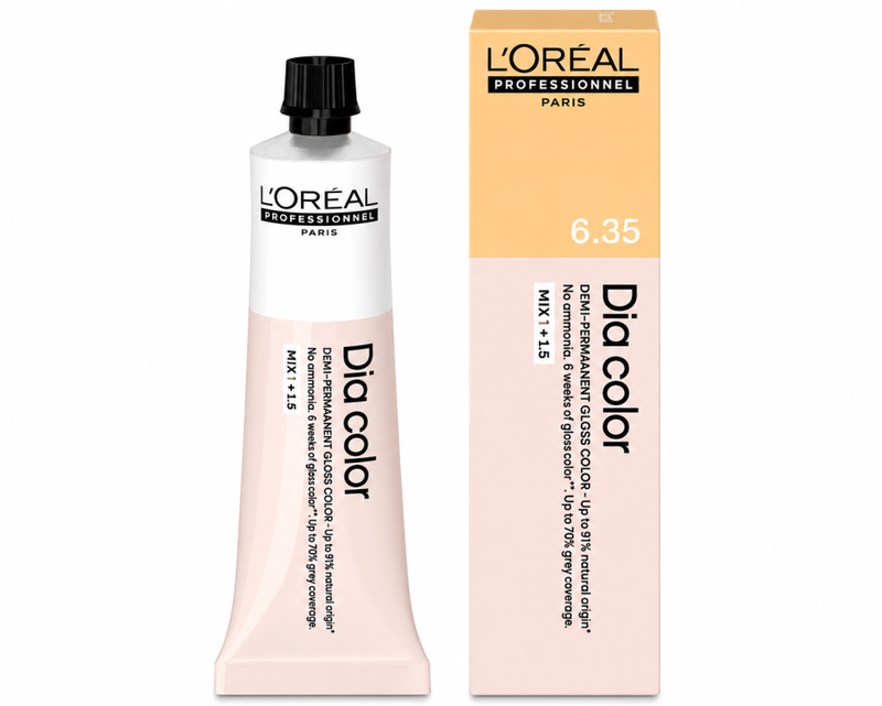 L'Oreal Professionnel Dia Color Ammonia-Free Hair Color Dark Golden Mahogany Blonde 6.35