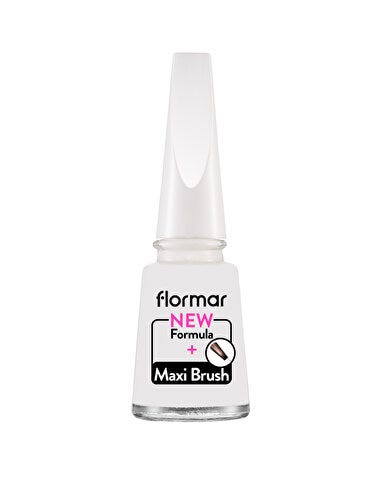 Flormar Nail Polish Liquid Gloss Finish 310 Snow White