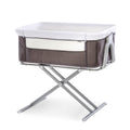 Hauck Face To Me Baby Bed Bedside Cot Grey Height Adjustable Foldable