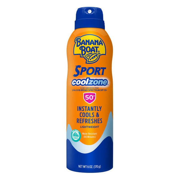 Banana Boat Sport Cool Zone Spray SPF 50 Broad Spectrum Sunscreen 170 g