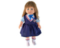 Xin Yan Pretty Girl School Doll, Vest and Plaid Skirt, Age 3+