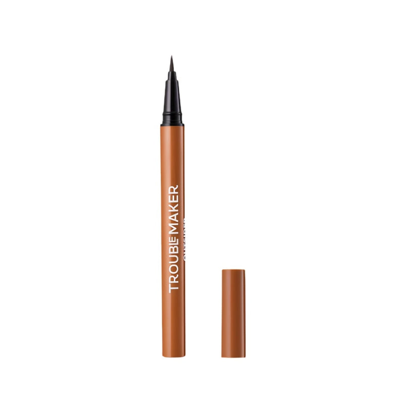 Troublemaker Outsider Liner Liquid Eyeliner Matte Brown Ultra-Fine Brush Tip