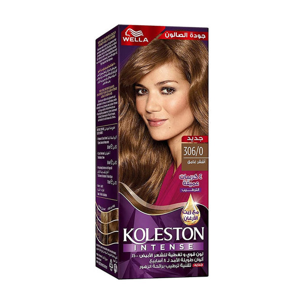 Wella Koleston Intense Hair Colour Dark Blonde 306/0 with Nourishing Conditioner