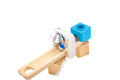 Hape Penguin Playland Marble Run Building Set, 112 Pieces, Ocean Blue and Ice White