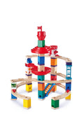 Hape Quadrilla Super Spiral Marble Run Set, 129 Pieces, Xylophone Rail and Spiral Twists