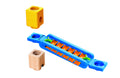 Hape Quadrilla Super Spiral Marble Run Set, 129 Pieces, Xylophone Rail and Spiral Twists