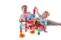 Hape Quadrilla Super Spiral Marble Run Set, 129 Pieces, Xylophone Rail and Spiral Twists