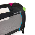 Hauck Sleep'N Play Go Plus Travel Cot Playpen, Foldable, With Wheels, Multicolor Black