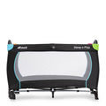 Hauck Sleep'N Play Go Plus Travel Cot Playpen, Foldable, With Wheels, Multicolor Black