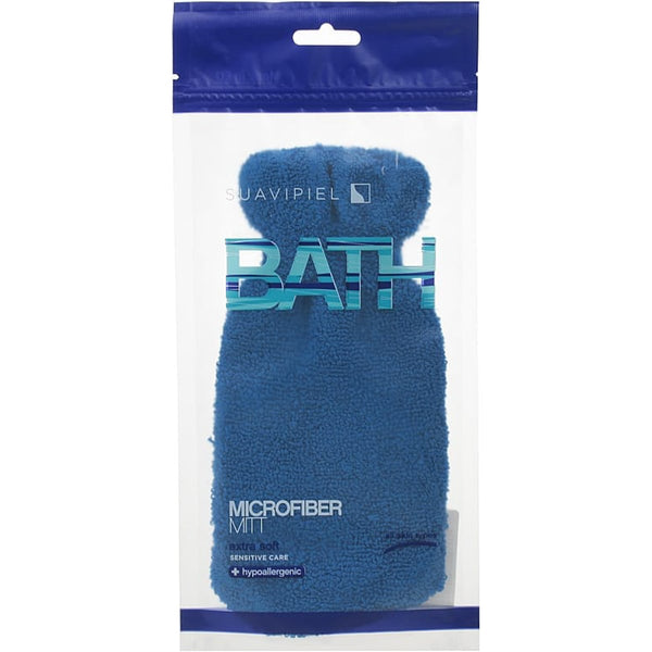 Suavipiel Bath Microfiber Mitt Honeycomb Exfoliating Texture