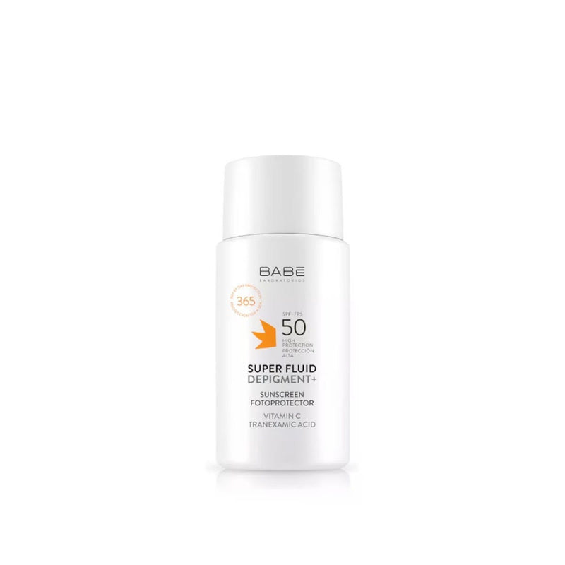 Babe Super Fluid Brightening Sunscreen SPF 50 Lightweight Cream Niacinamide Hyaluronic Acid 50ml