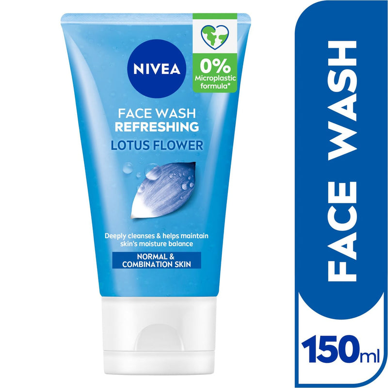 Nivea Refreshing Facial Wash Gel Vitamin E Hydra IQ 150ml