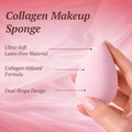 KillyS 3D Makeup Blending Sponge Teardrop Shape Collagen Extract 1 Piece