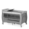 Hauck Sleep'N Play Center Travel Cot and Playpen Newborn Level Changing Table Nordic Grey