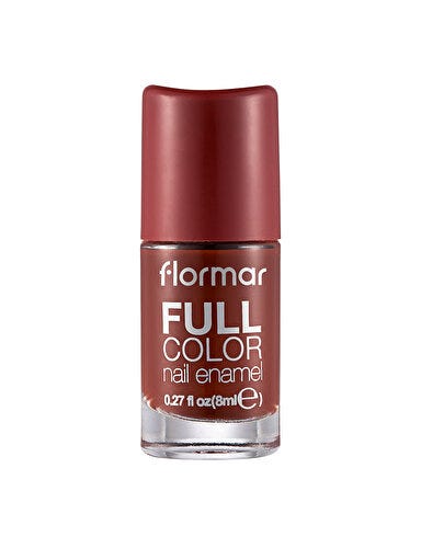 Flormar Full Color Nail Polish Liquid Rich Pigment Red