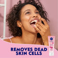 NIVEA Glow Rice Scrub Facial Exfoliator Bio Raspberry Organic Rice 75 ml