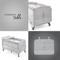Hauck Sleep'N Play Center Travel Cot Playpen Newborn Level Changing Table Teddy Grey