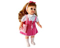 Xin Yan 15 Pretty Girl Fashion Doll, Pink Dress, Accessories, Ages 3+