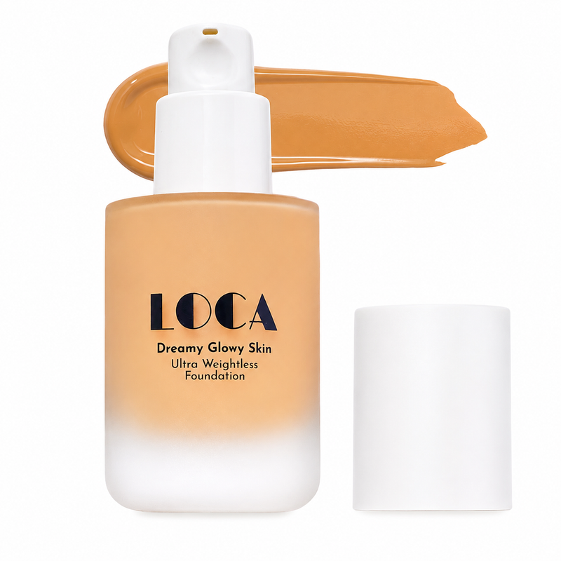 Loca Dreamy Glowy Skin Foundation Lightweight Natural Coverage Medium Deep Warm 08