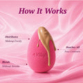KillyS 3D Makeup Sponge Slanted Edge Pink, 1 Piece