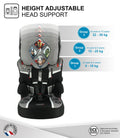 Nania Beline Avengers Heroes Grey Forward-Facing Child Car Seat, Adjustable Headrest