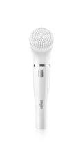 Braun Face Spa 851 Facial Epilator and Cleansing Brush, Wet & Dry, 4 Attachments, Cordless