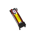 Spartan Foot Pump Single Cylinder with Pressure Gauge, Folding Design, Bicycle and Vehicle Inflator